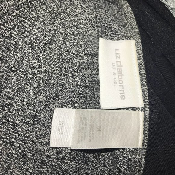 Liz Claiborne Woman's Zipper Front Cardigan Size M - Picture 4 of 5